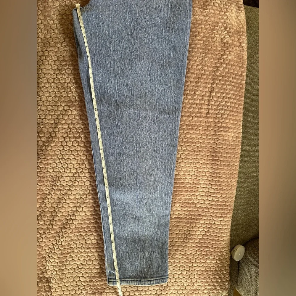 90s LA Blues High Waisted Stone Wash Mom Jeans Women’s Size 16 Tapered Leg - Picture 10 of 10